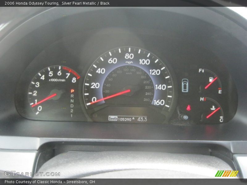Silver Pearl Metallic / Black 2006 Honda Odyssey Touring