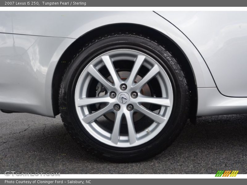 Tungsten Pearl / Sterling 2007 Lexus IS 250
