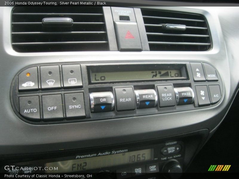 Silver Pearl Metallic / Black 2006 Honda Odyssey Touring