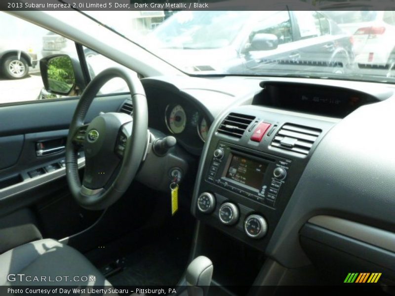 Dark Gray Metallic / Black 2013 Subaru Impreza 2.0i Limited 5 Door