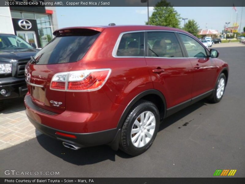 Copper Red Mica / Sand 2010 Mazda CX-9 Touring AWD