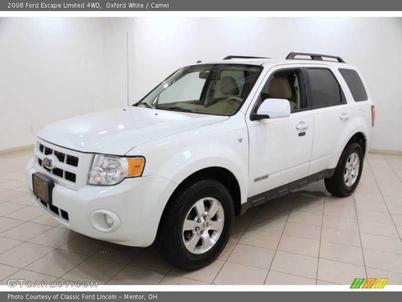 Oxford White / Camel 2008 Ford Escape Limited 4WD