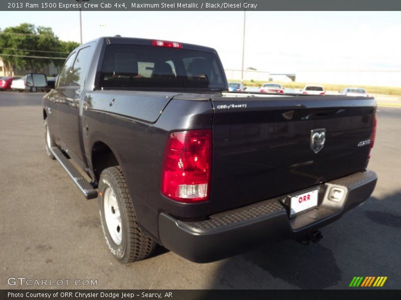 Maximum Steel Metallic / Black/Diesel Gray 2013 Ram 1500 Express Crew Cab 4x4
