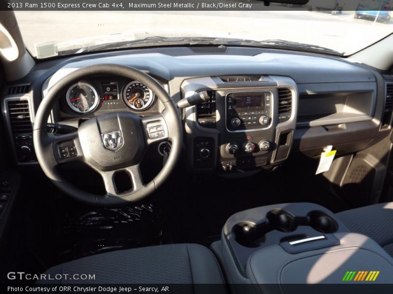Maximum Steel Metallic / Black/Diesel Gray 2013 Ram 1500 Express Crew Cab 4x4