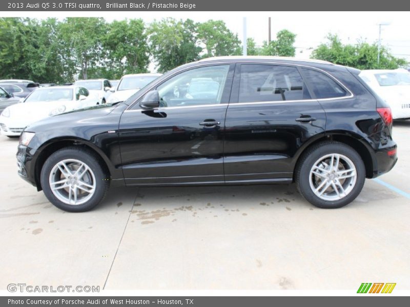 Brilliant Black / Pistachio Beige 2013 Audi Q5 3.0 TFSI quattro