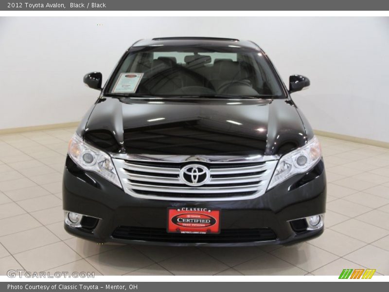 Black / Black 2012 Toyota Avalon