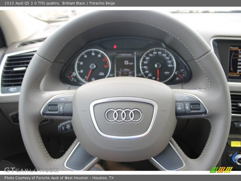 Brilliant Black / Pistachio Beige 2013 Audi Q5 3.0 TFSI quattro
