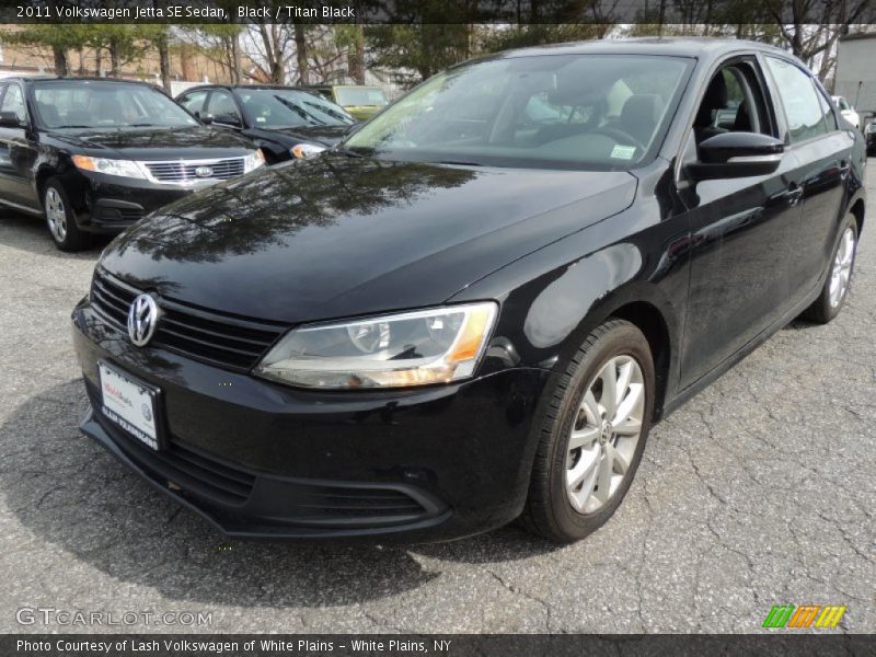 Black / Titan Black 2011 Volkswagen Jetta SE Sedan