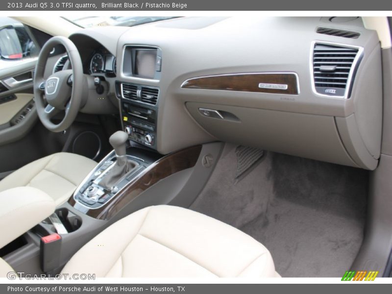 Brilliant Black / Pistachio Beige 2013 Audi Q5 3.0 TFSI quattro