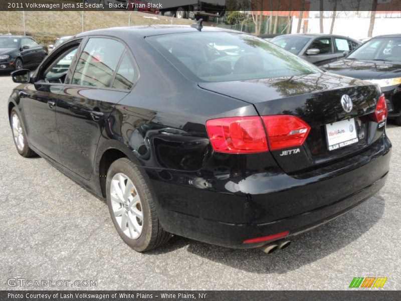 Black / Titan Black 2011 Volkswagen Jetta SE Sedan