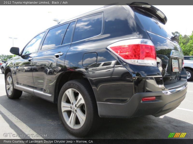 Black / Ash 2012 Toyota Highlander Limited