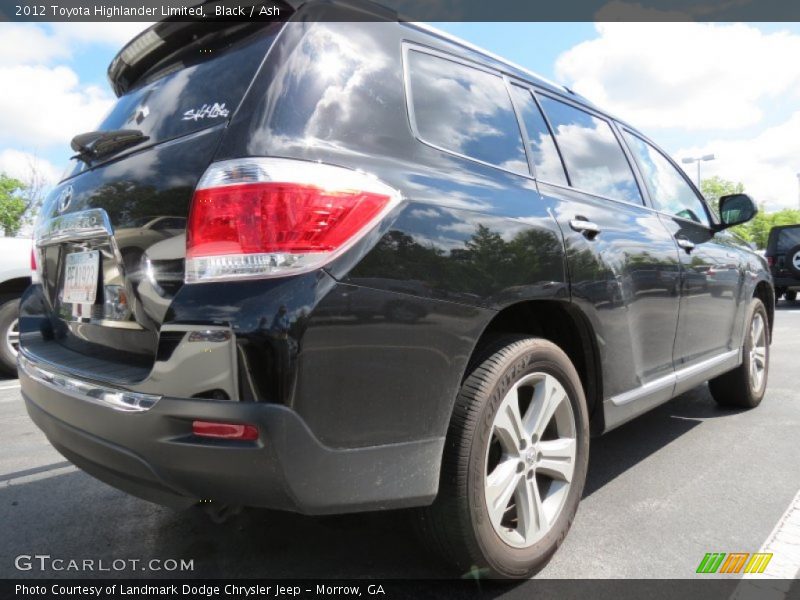 Black / Ash 2012 Toyota Highlander Limited