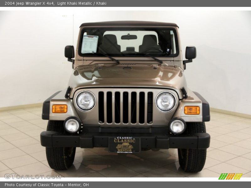 Light Khaki Metallic / Khaki 2004 Jeep Wrangler X 4x4