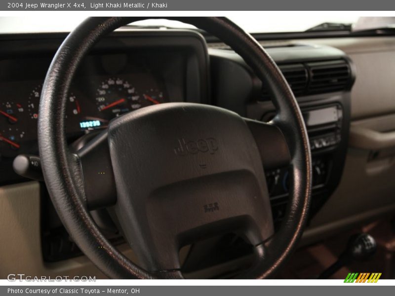 Light Khaki Metallic / Khaki 2004 Jeep Wrangler X 4x4