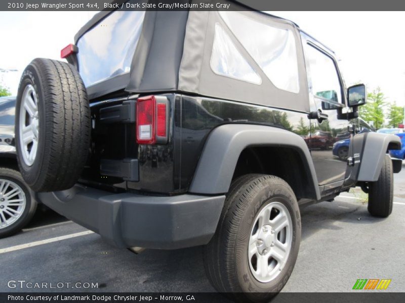 Black / Dark Slate Gray/Medium Slate Gray 2010 Jeep Wrangler Sport 4x4