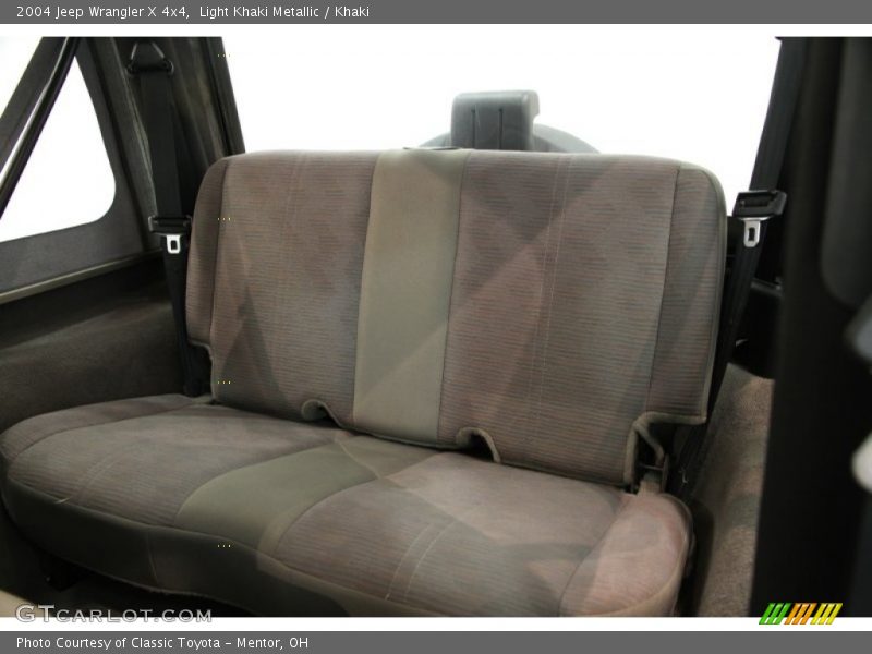 Light Khaki Metallic / Khaki 2004 Jeep Wrangler X 4x4
