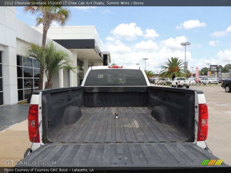 Summit White / Ebony 2012 Chevrolet Silverado 3500HD LT Crew Cab 4x4 Dually