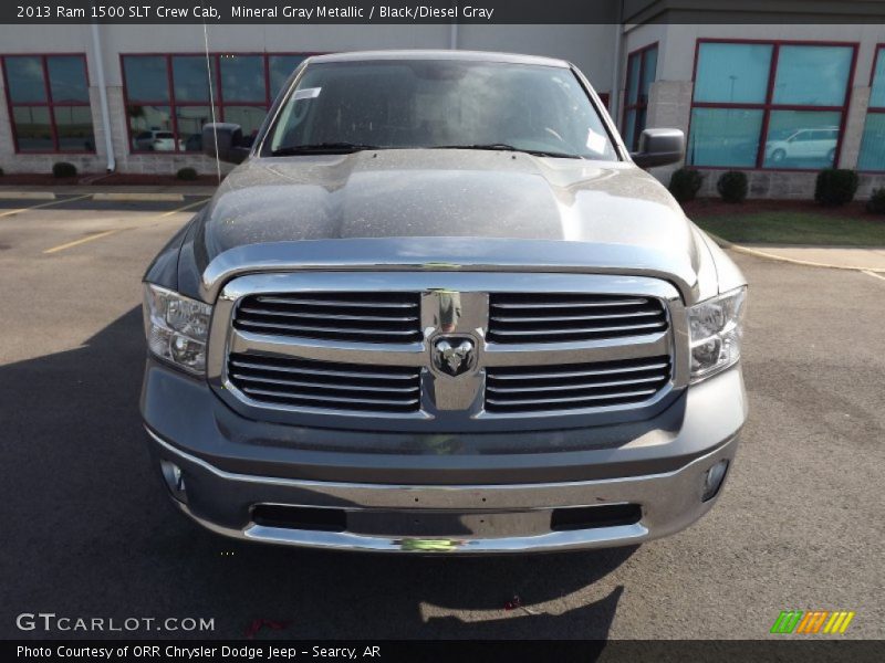 Mineral Gray Metallic / Black/Diesel Gray 2013 Ram 1500 SLT Crew Cab