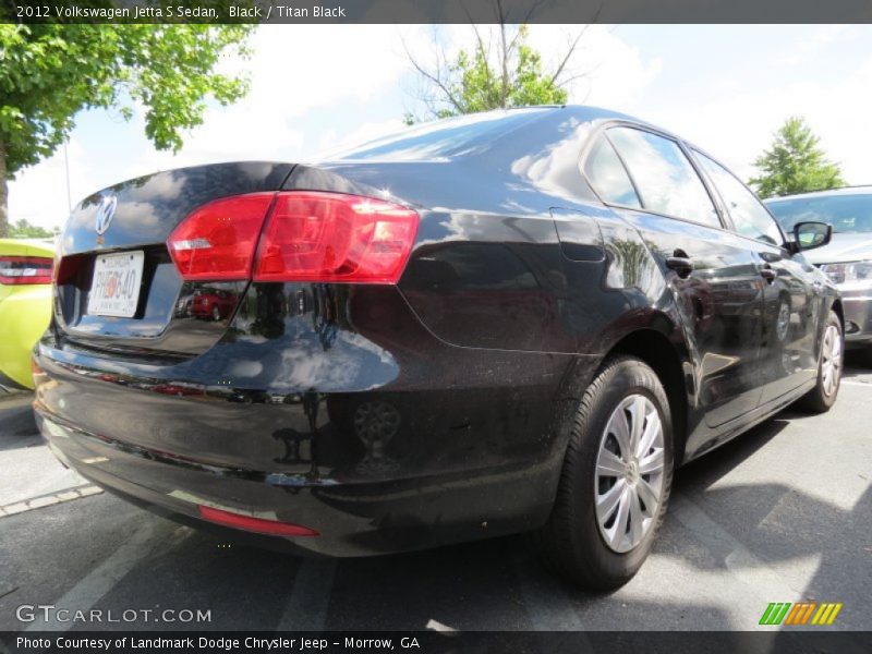 Black / Titan Black 2012 Volkswagen Jetta S Sedan