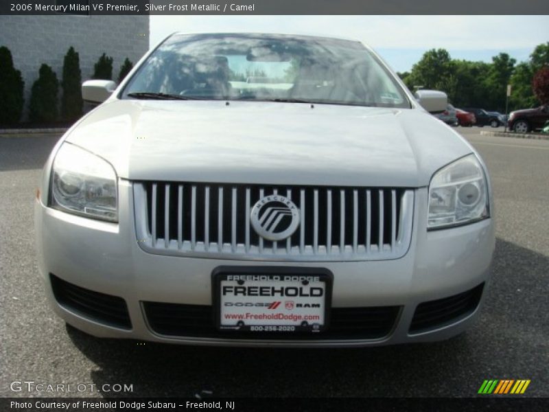 Silver Frost Metallic / Camel 2006 Mercury Milan V6 Premier