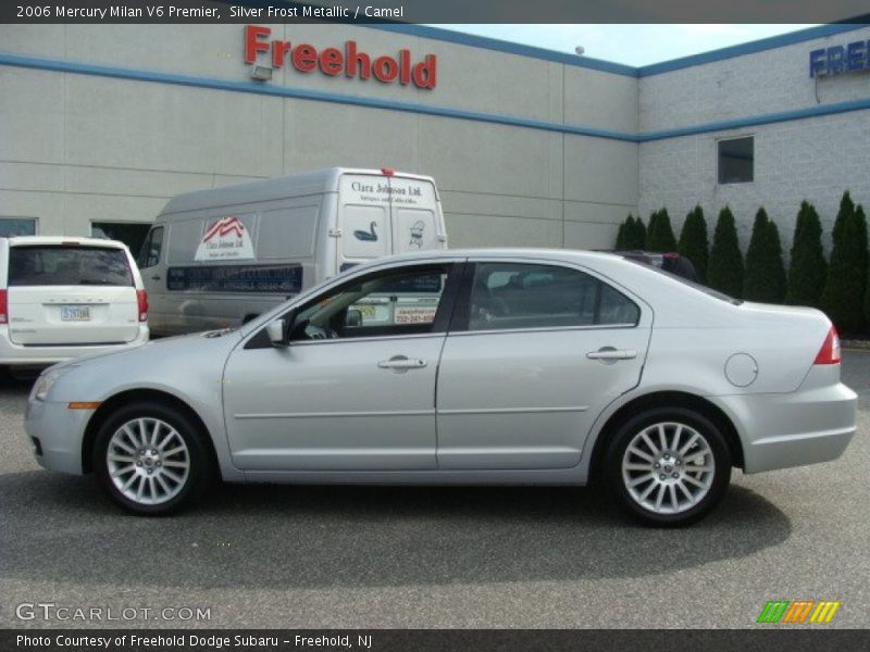 Silver Frost Metallic / Camel 2006 Mercury Milan V6 Premier