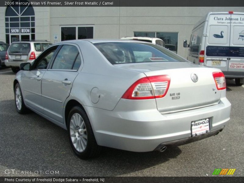 Silver Frost Metallic / Camel 2006 Mercury Milan V6 Premier