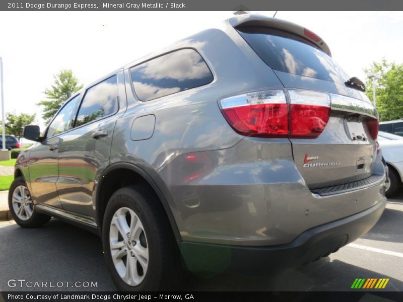 Mineral Gray Metallic / Black 2011 Dodge Durango Express