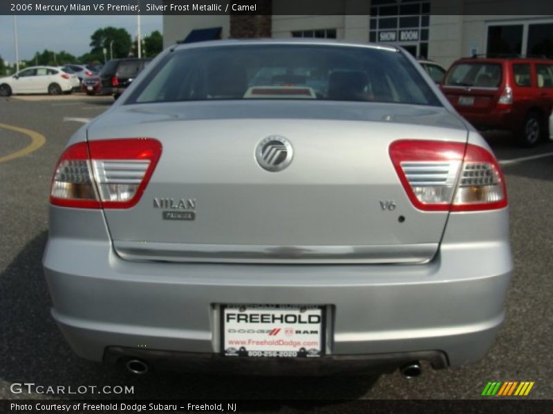 Silver Frost Metallic / Camel 2006 Mercury Milan V6 Premier