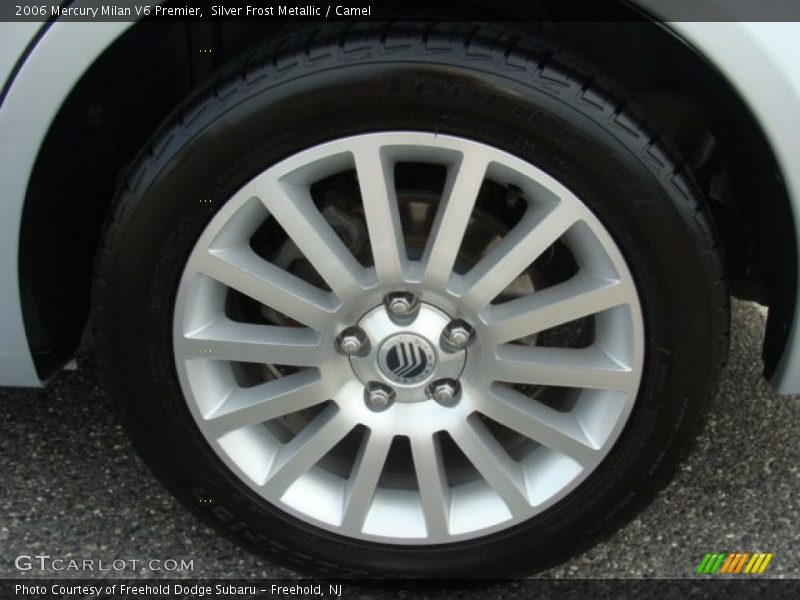 Silver Frost Metallic / Camel 2006 Mercury Milan V6 Premier
