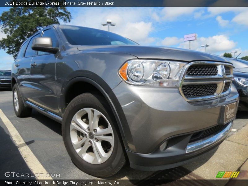 Mineral Gray Metallic / Black 2011 Dodge Durango Express