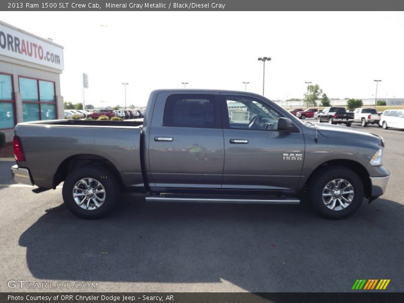 Mineral Gray Metallic / Black/Diesel Gray 2013 Ram 1500 SLT Crew Cab