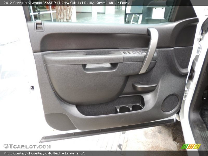Summit White / Ebony 2012 Chevrolet Silverado 3500HD LT Crew Cab 4x4 Dually