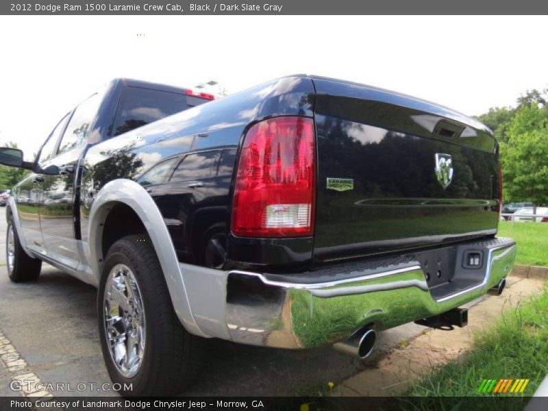 Black / Dark Slate Gray 2012 Dodge Ram 1500 Laramie Crew Cab