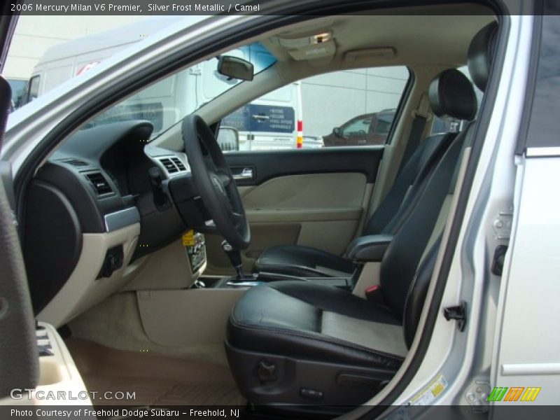 Silver Frost Metallic / Camel 2006 Mercury Milan V6 Premier