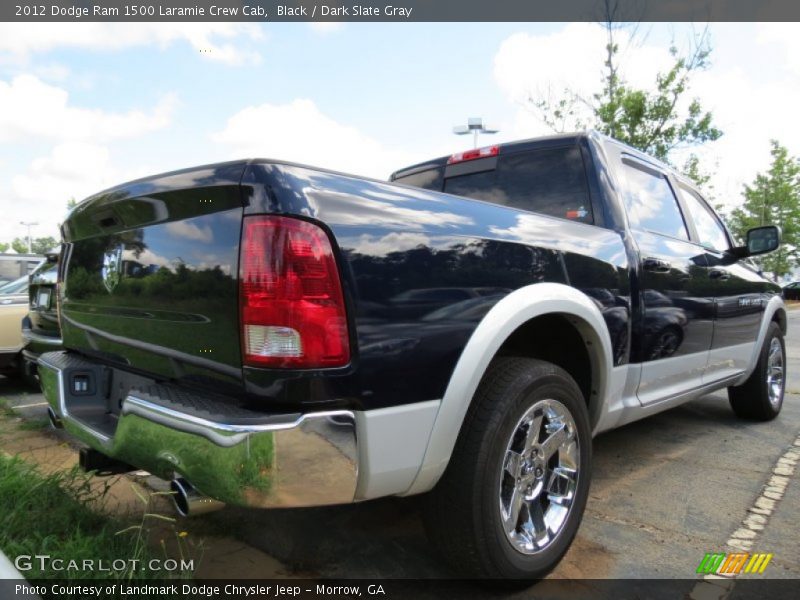 Black / Dark Slate Gray 2012 Dodge Ram 1500 Laramie Crew Cab