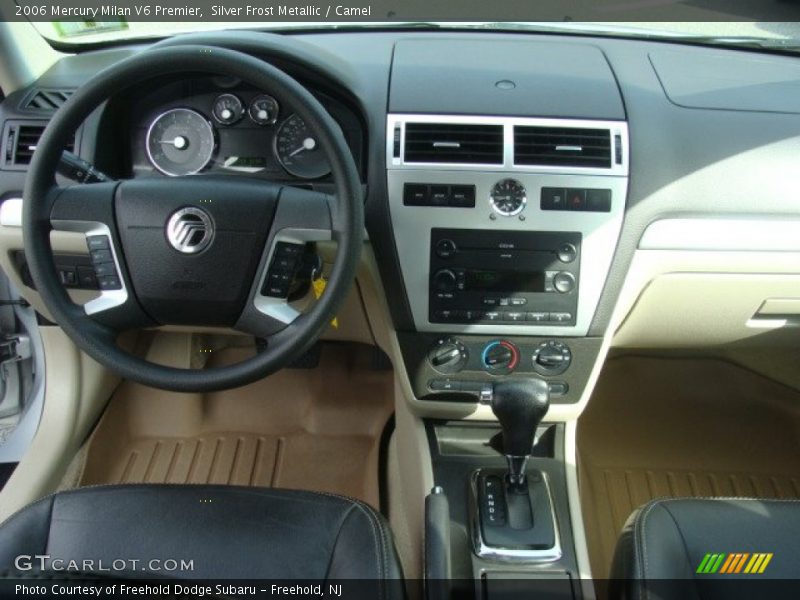 Silver Frost Metallic / Camel 2006 Mercury Milan V6 Premier
