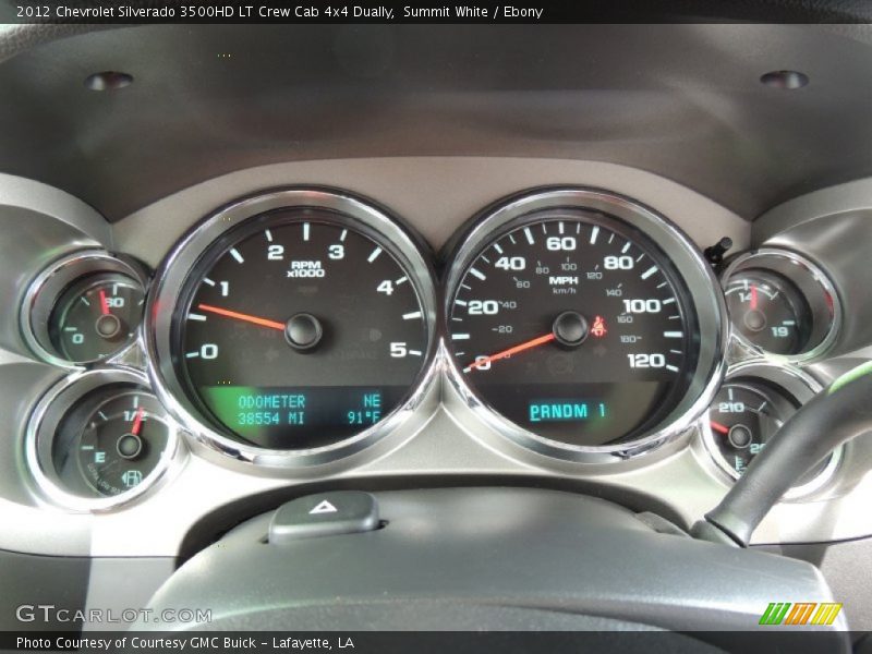 Summit White / Ebony 2012 Chevrolet Silverado 3500HD LT Crew Cab 4x4 Dually