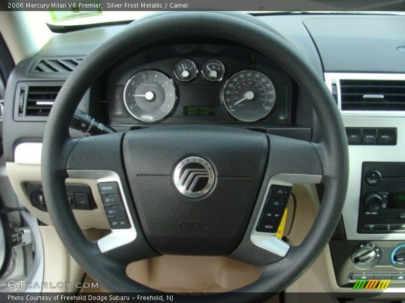 Silver Frost Metallic / Camel 2006 Mercury Milan V6 Premier