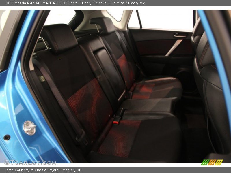 Celestial Blue Mica / Black/Red 2010 Mazda MAZDA3 MAZDASPEED3 Sport 5 Door