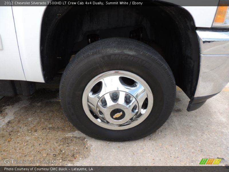 Summit White / Ebony 2012 Chevrolet Silverado 3500HD LT Crew Cab 4x4 Dually