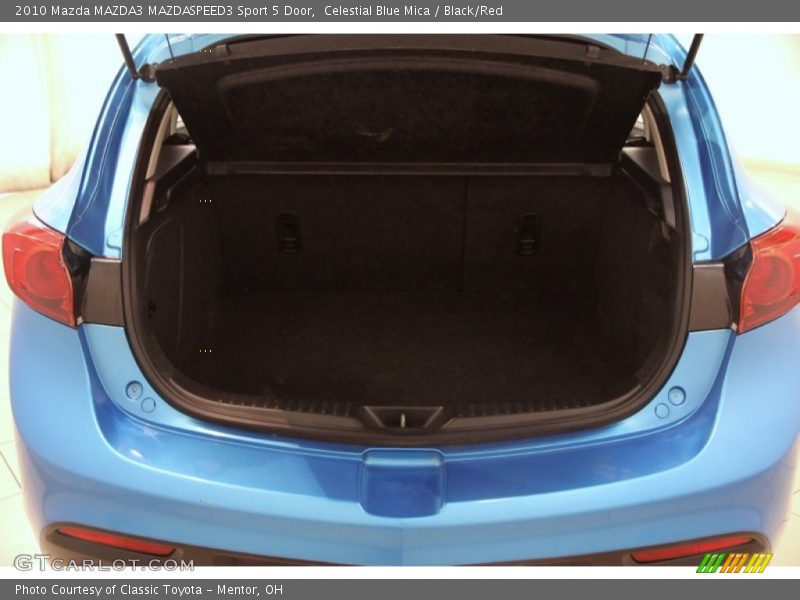 Celestial Blue Mica / Black/Red 2010 Mazda MAZDA3 MAZDASPEED3 Sport 5 Door