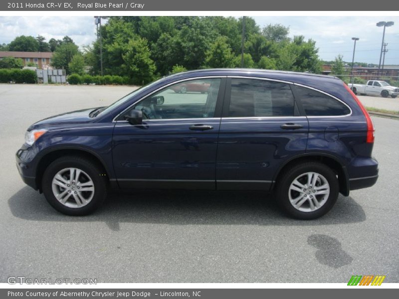 Royal Blue Pearl / Gray 2011 Honda CR-V EX