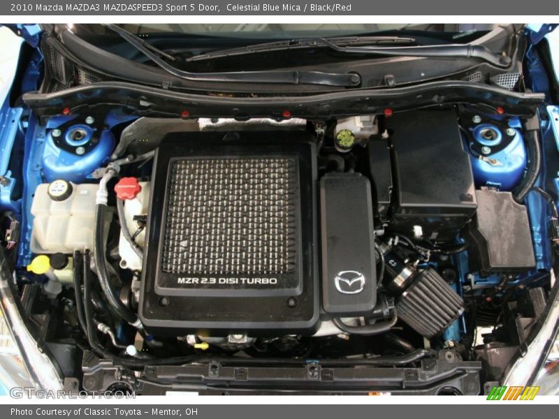 Celestial Blue Mica / Black/Red 2010 Mazda MAZDA3 MAZDASPEED3 Sport 5 Door