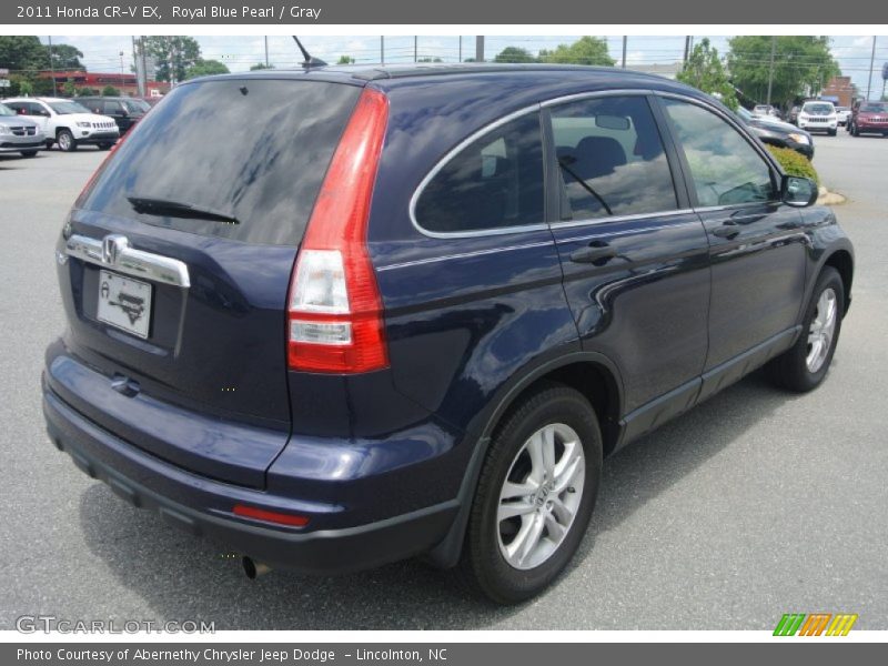 Royal Blue Pearl / Gray 2011 Honda CR-V EX