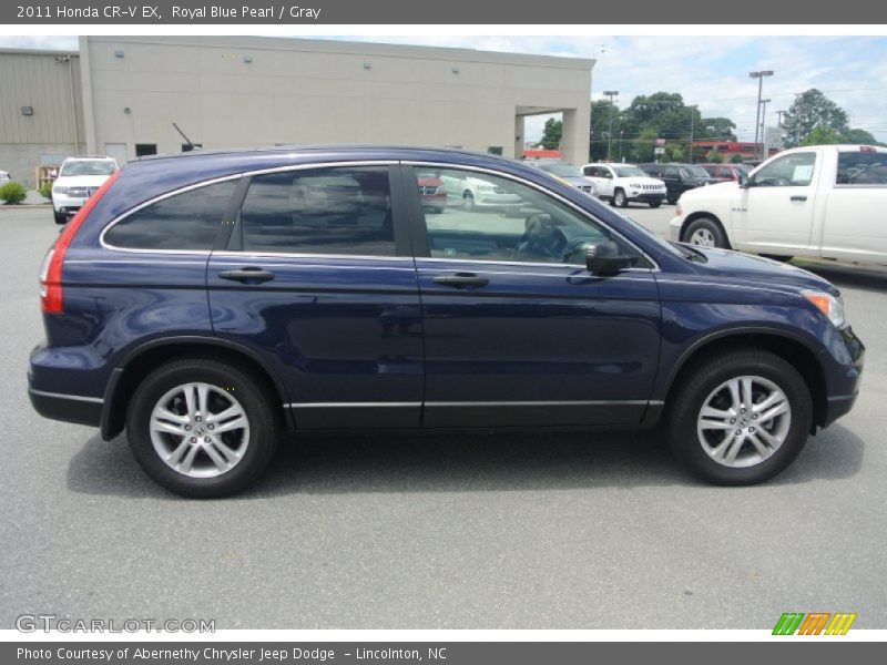 Royal Blue Pearl / Gray 2011 Honda CR-V EX