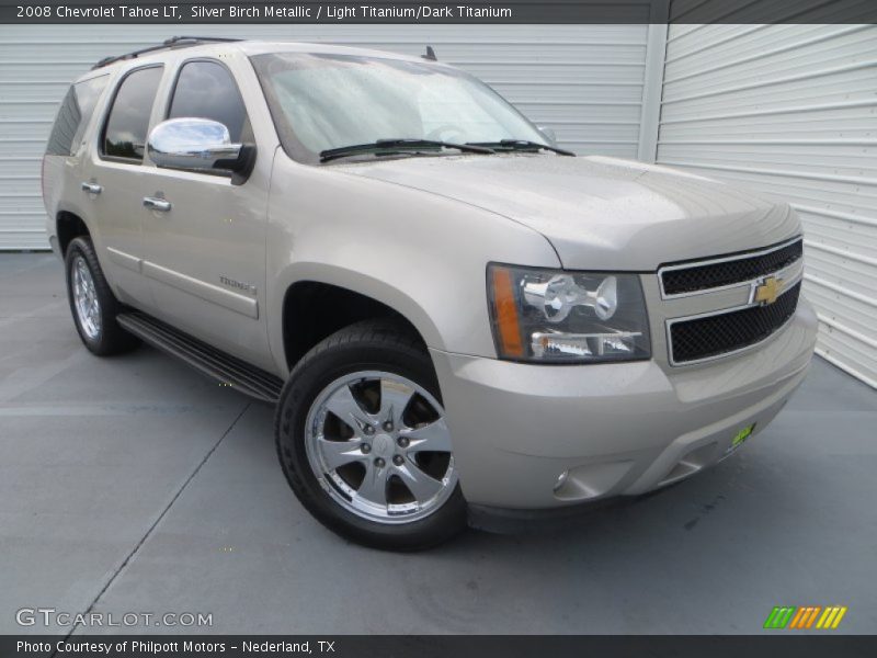 Silver Birch Metallic / Light Titanium/Dark Titanium 2008 Chevrolet Tahoe LT