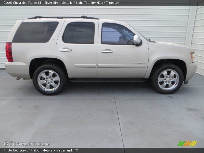 Silver Birch Metallic / Light Titanium/Dark Titanium 2008 Chevrolet Tahoe LT