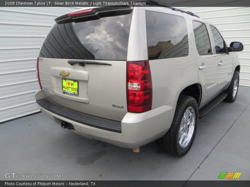 Silver Birch Metallic / Light Titanium/Dark Titanium 2008 Chevrolet Tahoe LT