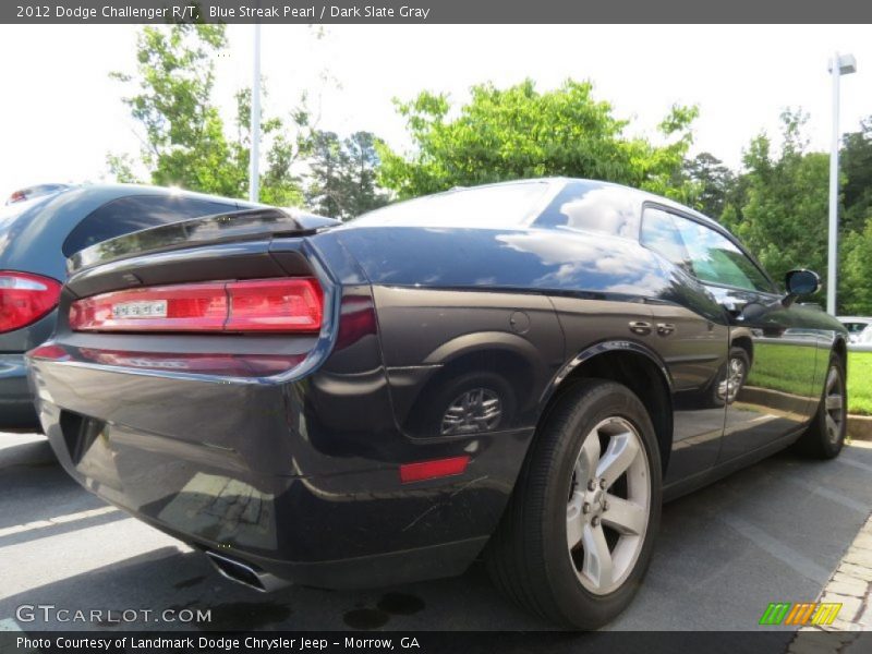 Blue Streak Pearl / Dark Slate Gray 2012 Dodge Challenger R/T