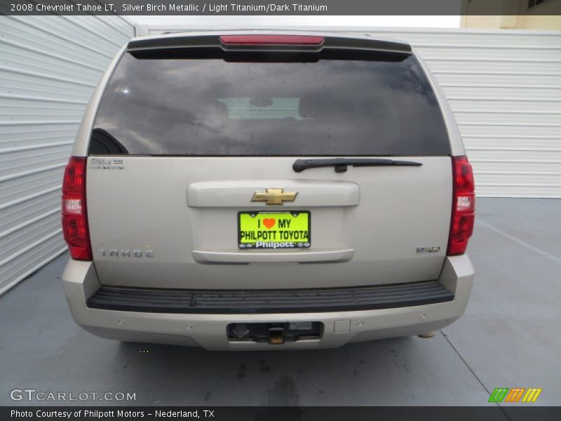 Silver Birch Metallic / Light Titanium/Dark Titanium 2008 Chevrolet Tahoe LT